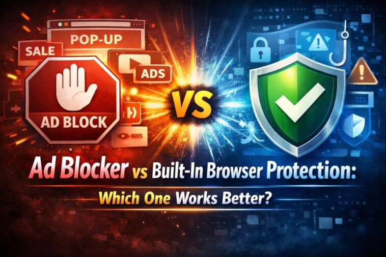 Ad Blocker vs Built-In Browser Protection