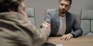Photo by cottonbro studio: https://www.pexels.com/photo/men-shaking-hands-at-work-6814529/